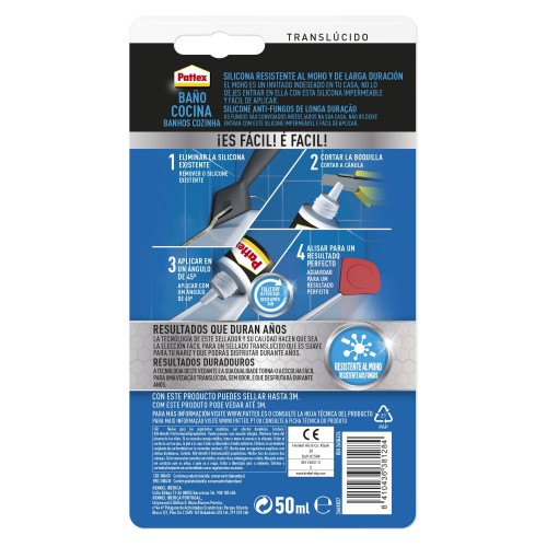 Pattex Baño Cocina Trans 50ml